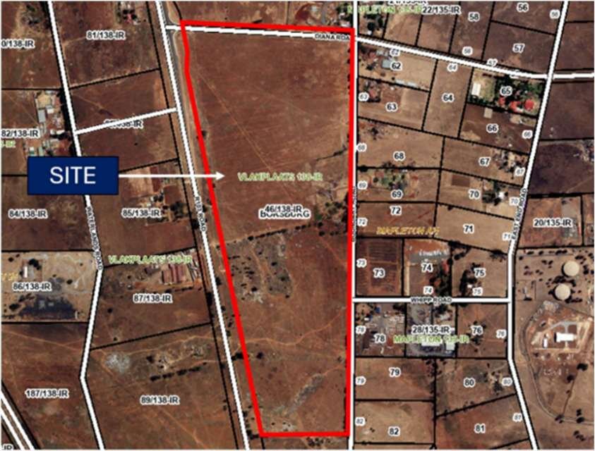 Waterlands site boundary plan
