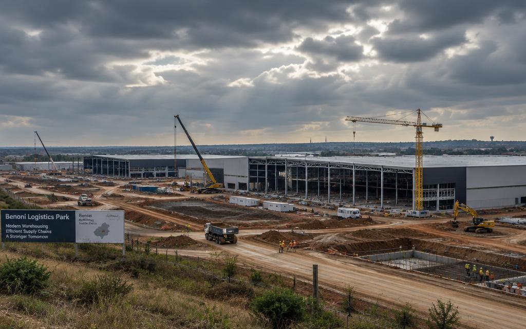 Waterlands industrial park under construction